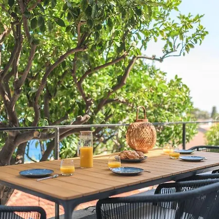 Proche Monaco, Vue Mer, Acces Et Jardin Privatif 아파트 카프다일